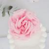 Acessórios de terno com broche de flor grande de cetim tridimensional de alta qualidade europeu e americano, temperamento elegante, para suéter, broche de lapela 10cm