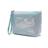Moda Europeia e Americana Estampa de Leopardo Material de Mergulho Bolsa de Cosméticos Design de Nicho Bolsa para Batom e Cosméticos Bolsa de Higiene Pessoal Portátil para Viagem