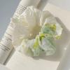 Crema Corazón Dulce Estilo Ballet Lazo de Cinta Anillo para el Cabello de Intestino Grueso Estilo Mori Primavera y Verano Accesorios para el Cabello de Diadema de Gama Alta para Niña