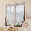 Temu Dropshipping Nuevo Encaje de Punto por Urdimbre Transfronterizo Flor de Fénix Cortina Enrollable Pantalla de Ventana Sala de Estar y Restaurante Cortinas Semicortadas