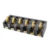 Base de Batería de Contacto de Resorte de Alta Corriente de 2-6 Pines Espaciado 4.25Ph Altura 7.4H Conector de Batería Recargable con Columna