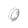Moda venta caliente personalidad acero chapado color acero color aceite gota anillo de acero inoxidable titanio acero chapado en oro joyería para hombre micro suministro