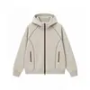 Sudadera con Capucha Hassu Line de Bloques de Color para Hombre, Chaqueta Deportiva con Cremallera Nueva Otoño 2026, Top Universitario Patchwork Deconstruido
