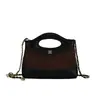 Bolso de mano transfronterizo, súper popular, con diseño de rombos para mujer, nuevo estilo 2026, moderno y exquisito, con colores contrastantes, un bolso de hombro y una correa de cadena