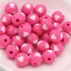 Cuentas de Corazón de Melocotón de Dos Colores Contrastantes de 12 mm Cuentas con Agujero Recto Material para Joyería Hecha a Mano DIY Collar Cadena de Teléfono Móvil Accesorios