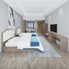 Cama de Hotel Minimalista Moderna Muebles de Hotel Estructura de Cama Individual Habitación de Huéspedes Apartamento B&B Habitación Estándar Juego Completo Cama de Dormitorio Doble