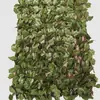Hojas de Valla Artificial Valla de Patio Decoración de Balcón Planta Verde Planta Artificial Jardín Valla de Protección Red Exterior