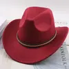 Chapéu Top Étnico Chapéu de Cowboy Ocidental Xizang Xizang Chapéu de Performance Chapéu de Lã Chapéu de Lã Retrô Centro-Europeu e Americano