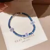 Pulsera Calada de Rombo de Circonita Transfronteriza Europea y Americana, Joyería de Mano Exquisita de Lujo Ligero de Alta Gama, Personalidad, Banda para la Mano, Temperamento, Versátil para Mujeres