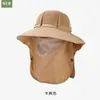 Mascarilla Protectora Solar de Malla para Hombre de Primavera y Verano, Sombrero Bufanda, Sombrero de Pescador de Malla Europeo y Americano, Sombrero para Pesca y Montañismo