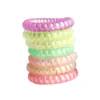 Cordón para Teléfono de Color Frosted AB, Diadema para el Cabello, Goma para el Cabello de Mujer, Diadema de Caramelo Sirena, Accesorios para el Cabello, Anillo de Teléfono de Alta Elasticidad