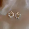 Brincos da Moda Estilo Coreano Mais Vendidos Novo Modelo Brincos Femininos Simples e Elegantes Versáteis Tiktok Mesmo Estilo Tarraxas Atacado