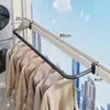 Cabide de Roupas para Grade de Janela, Varal de Janela, Suporte de Pendurar para Varanda, Cabide Simples para Toalhas, Ferramenta de Secagem Externa
