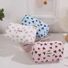 Nova Bolsa de Caneta Arco de Alto Valor Material para Estudantes Bolsa de Armazenamento de Papelaria Feminina Lápis Portátil Necessaire de Higiene Pessoal Bolsa de Maquiagem