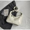 Bolso de Cuero Encerado Retro para Debajo del Brazo para Mujer 2026 Nueva Moda Bolso Cruzado Texturizado de Moda Este Año Bolso de Hombro para Viajero