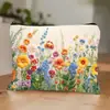 Bolsa de Cosméticos con Estampado Floral Nuevo Floral Transfronteriza de Amazon, Neceser, Bolsa de Almacenamiento de Joyería para Mujer, Bolsa para Papelería