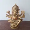 Ganesha Transfronteiriço Deus Elefante Indiano Deus Elefante Protetor Deus Shiva Artesanato de Resina Enfeites de Festival para Casa