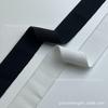 Fornecimento Direto da Fábrica 8~60mm Sutiã de Roupa Íntima Alças de Ombro Antiderrapantes Cós de Calça Banda Elástica de Lado Único Escovada Preto e Branco