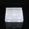 Caja de Almacenamiento Transparente Rectangular Papelería Estudiante Juguete Caja de Plástico Empaque Piezas de Ferretería PP Caja Organizadora de Herramientas