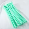 Palitos Twist Enrolados Cor Macaron Série Kit de Material para Buquê DIY Hastes de Chenille Brinquedos Manuais para Jardim de Infância
