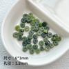 Pedra Natural Verde Montanha de Primavera Ponto Verde Aventurina Verde Contas Soltas Espaçador Pulseira DIY Feita à Mão Acessórios para Colar Material