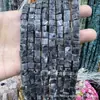 Cuentas Cuadradas Naturales Cristal Ágata Piedra Cuentas Sueltas Cuadrado de Ángulo Recto Cuentas Cubo de Azúcar Accesorios para Joyería DIY