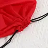 Mochilas Pequenas Personalizadas para Passeios, Sacolas com Cordão para Armazenamento, Sacolas Simples de Tecido Liso com Opção de Adicionar Texto com Logo Impresso