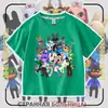 Camiseta de manga corta de verano para niños y niñas, ropa de verano, juego transfronterizo Roblox Animal Hospital, ropa de verano de manga corta para niños