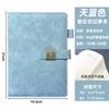 Caderno personalizado com janela, grade e fivela, bloco de notas A5, diário, caderno para escritório, caderno de folhas soltas, personalização.