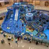 Resbaladilla grande y alberca de pelotas para equipo de juegos infantiles, parque de atracciones interior, directo de fábrica, exclusivamente para ventas transfronterizas