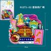 Adesivos de Geladeira de Madeira de Guangzhou Wen Chuang Shenzhen Shunde Foshan Magnético Gotejamento de Cola Estéreo Lembrança Turística Ponto Cênico Atacado