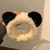 Diadema Especial para Lavar la Cara, Diadema Divertida de Otoño e Invierno con Diseño de Oso Lindo, Cinta para el Pelo, Horquilla, Accesorios para el Pelo, Tocado de Felpa