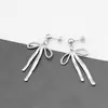 Pendientes de Acero con Lazo de Bola de Acero de Alto Nivel Sensorial Explosivo Pendientes Pendientes Transfronterizos Pendientes de Lujo Ligero Joyería Simple Moda Chica
