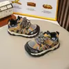 Zapatos de senderismo para exteriores para niños de primavera y otoño, unisex, antideslizantes, transpirables, estilo "dad shoes", adecuados para niños pequeños y bebés