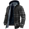 Abrigo de Algodón Grueso de Terciopelo Transfronterizo para Invierno Abrigo de Algodón Cálido para Invierno para Hombre con Forro de Doble Capa y Algodón de Terciopelo Grueso