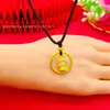 Collar Colgante Tradicional de Amuleto de la Suerte, Colgante Personalizado para Mujer Xiaohongshu, Cadena para Suéter Hecha a Mano, Entrega Rápida Mismo Estilo, Venta al por Mayor