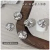 Accesorios Transfronterizos Nuevos Hechos a Mano para Uñas con Bolas de Diamante, Circonita Super Brillante, Corazón de Ángulo Recto, Diamantes para Uñas Huevo de Paloma al por Mayor