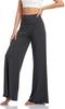 Amazon Pantalones Anchos Cuatro Estaciones Cintura Alta Adelgazantes Delgados Sueltos Rectos Pierna Ancha Leggings Yiwu JQP856