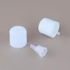Tapa plástica antirrobo tapón de goteo cabeza pequeña cabeza grande tapa 18 hilos de tornillo tapa de plástico PP negro blanco tapa universal para botella de aceite esencial