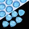 Vidro cristal com strass costurados à mão, pedras fluorescentes azul gelo neon costuradas à mão, formato de gota marquise banhados a metal, fundo plano, acessórios de vestuário DIY