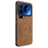 Capa Magnética para Celular Padrão Nappa Lightning Adequada para Xiaomi 17Promax Capa Protetora Anti-Queda Xiaomi 17Tpro
