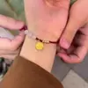 Pulsera de Marca Kuaiishou Fu para Hombres y Mujeres una Pareja Cuerda de Mano Tejida Joyería para Novia para Novia Estudiantes Regalo de Cumpleaños