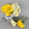 Narcisos Artificiais - Flores Falsas Luxuosas de Alta Qualidade, Pacote com 6 Peças, Decoração de Casa, Decoração de Casamento