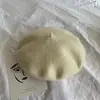 Boina de Lã Colorida Chapéu de Pintor para Mulheres Adultas Outono e Inverno Estilo Coreano Mori Girl Chapéu Boina Retrô