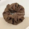 Elástico de Cabelo Franzido Estilo Coreano com Camada Dupla para Afinar a Cintura, Preenchido com Algodão, com Toque de Luxo, Prendedor de Coque Plissado, Corda de Cabelo Elegante para Rabo de Cavalo