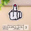 Patches Bordados Atacado Transfronteiriço, Patches Bordados à Máquina, Patches Coloridos de Polvo Gesto Coração, Patches para Decoração de Roupas