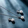 Suministro directo de fábrica traje de joyería de circón 3A Europa y Estados Unidos de alta gama banquete de bodas novia dama de honor pendientes collar esencia