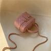 Bolso Pequeño de Mano para Mujer 2026 Nuevo Bolso Cruzado Mini Bolso Pequeño Acolchado Estilo Chanel con Cadena Bolso para Labiales Bolso Caja de Celebridad de Internet