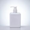 Desinfectante de Manos en Botella Cuadrada de 250ml Botella de Plástico PET Botella Plana Botella Cuadrada Botella con Bomba Sellada Antibacterial Botella Cosmética