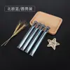Escova de Dentes de Palha de Trigo com Carvão de Bambu Cerdas Macias, Embalada Individualmente para Hotéis e Pousadas, Escova de Dentes Personalizada para Limpeza Bucal Cerdas Macias